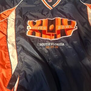 NFL Super Bowl Jacket - Navy and Orange
